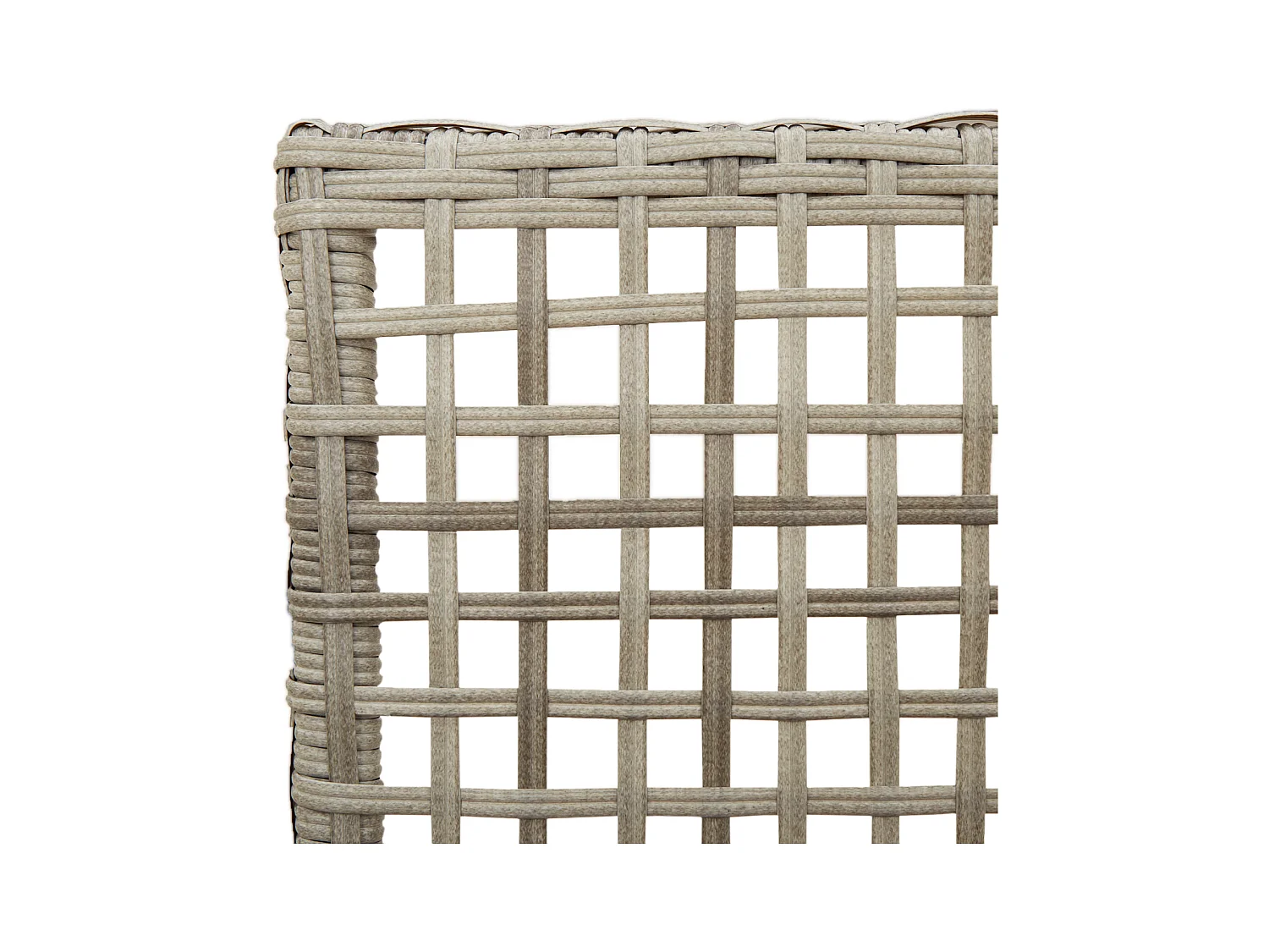 sedie da giardino con cuscini in polyrattan grigio chiaro