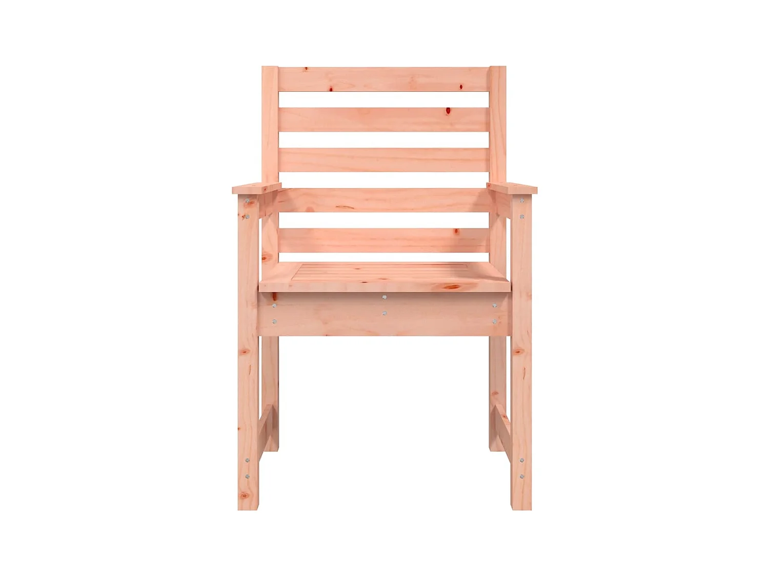 Set di 2 sedie da giardino 60x48x91 cm in legno massello di abete Douglas