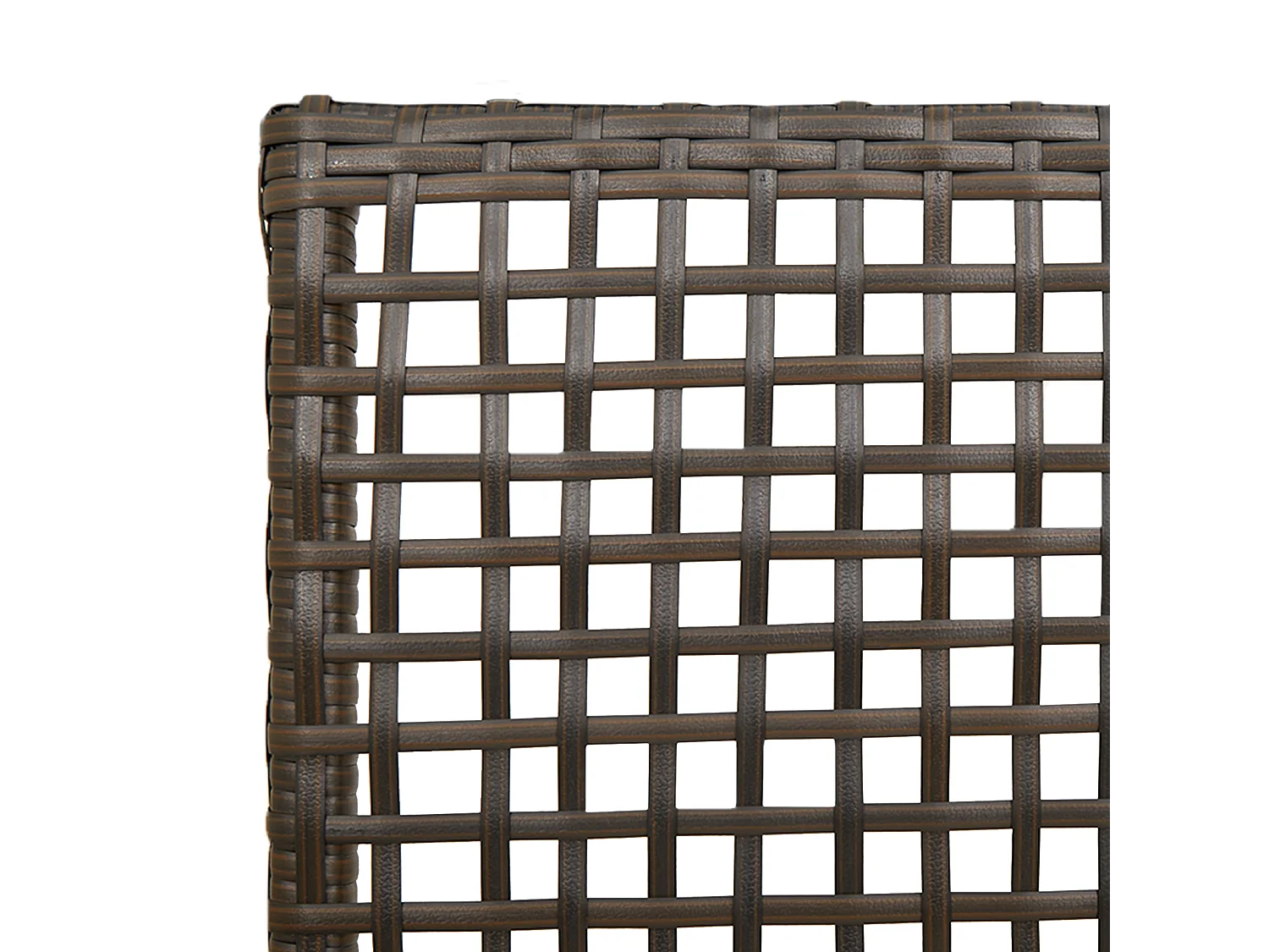 stuks tuinstoelen met bruine kussens van polyrotan