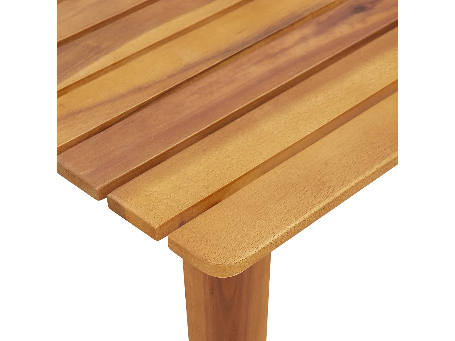 Sedie da giardino con tavolo 3 pezzi in legno massello di acacia nero