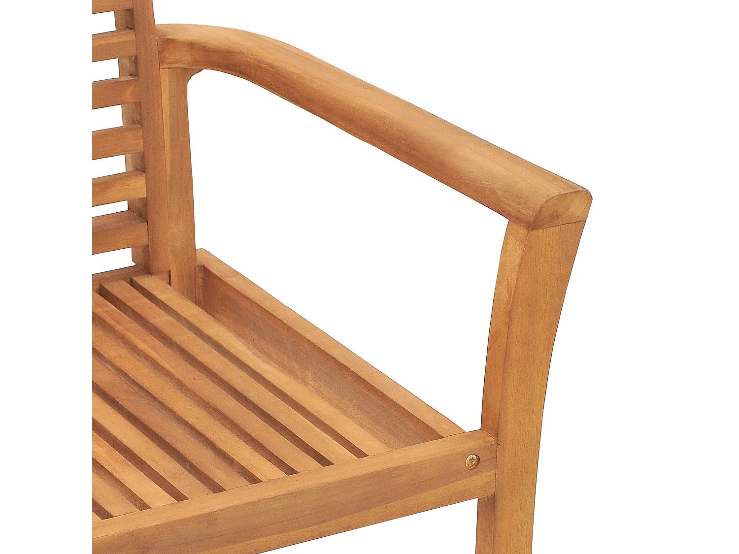 stuks stapelbare tuinstoelen van massief teakhout