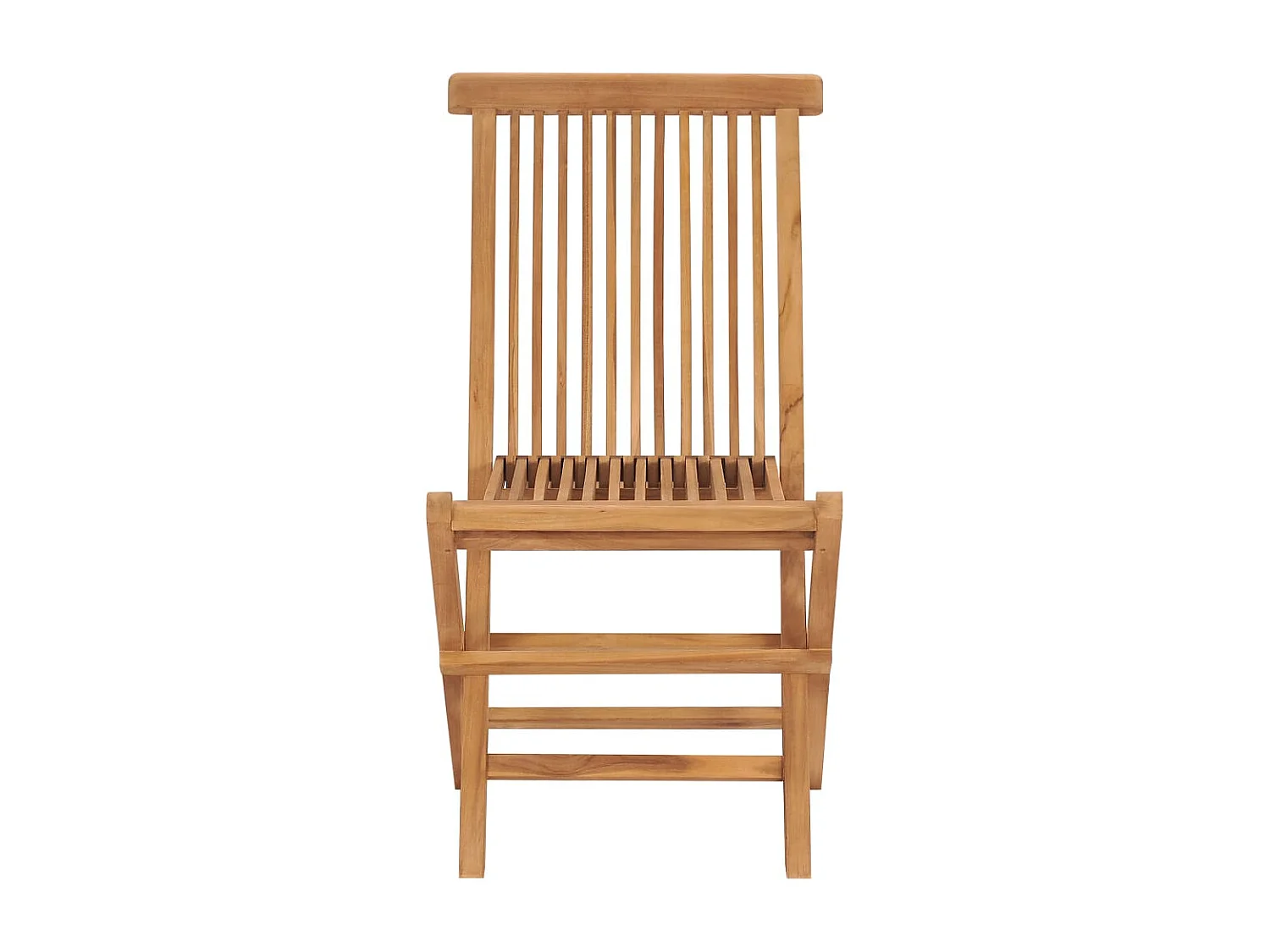 Chaises pliables de jardin lot de 6 Bois de teck solide