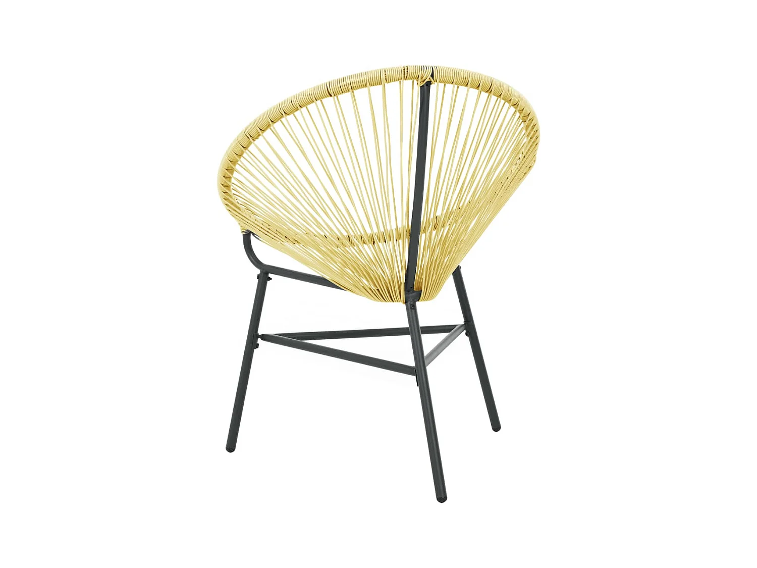 Chaise de jardin Acapulco Résine tressée Beige