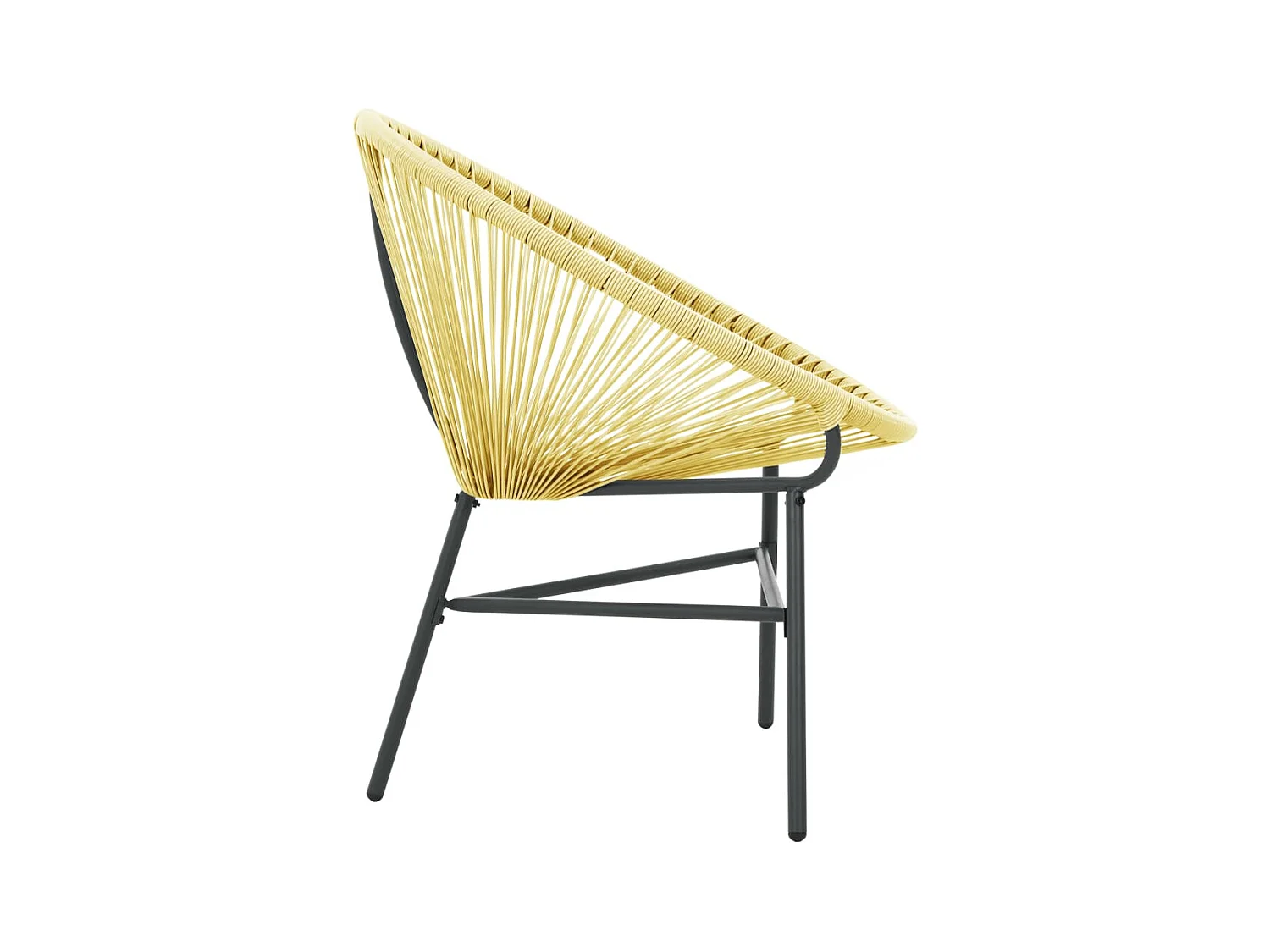 Chaise de jardin Acapulco Résine tressée Beige