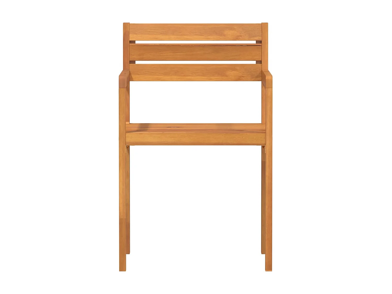 Tuinstoelen 4 stuks 50x53x80 cm Massief Acaciahout