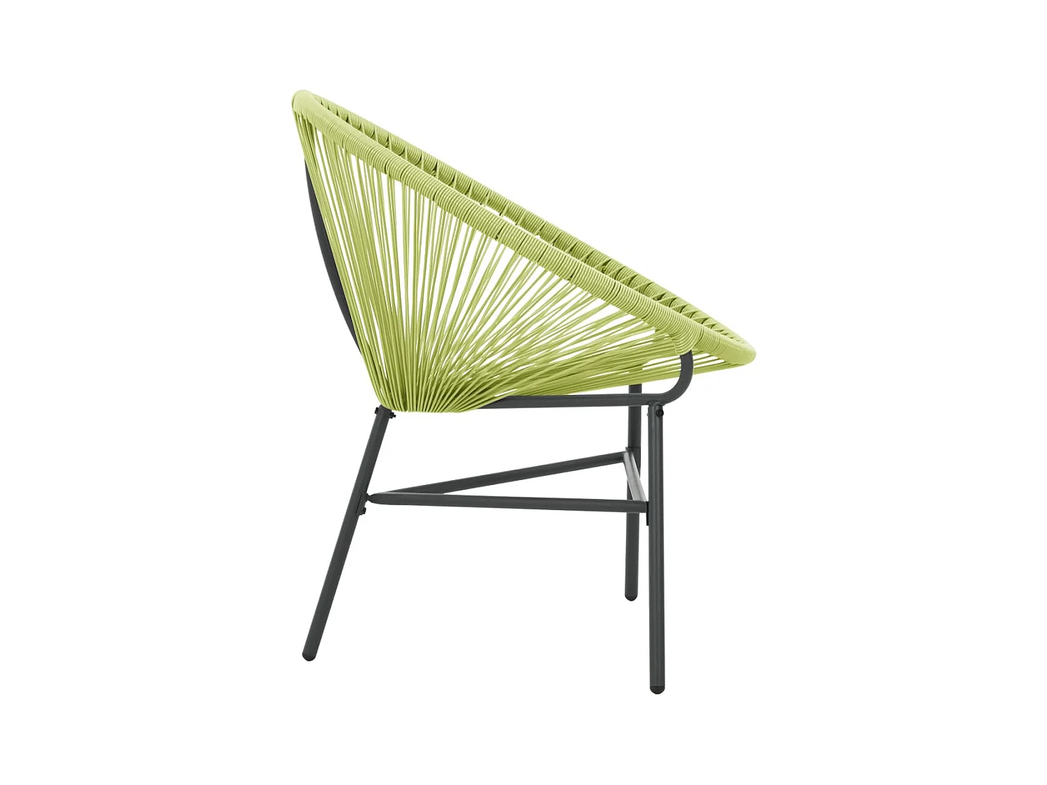 Chaise de jardin Acapulco Résine tressée Vert