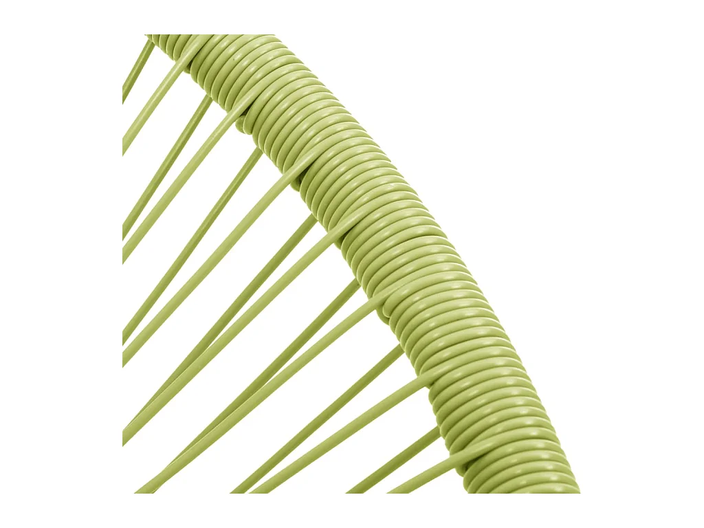 Chaise de jardin Acapulco Résine tressée Vert