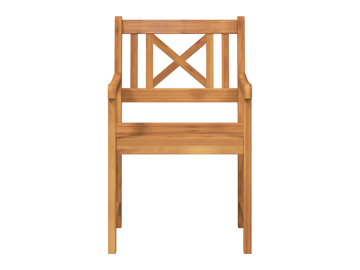 Tuinstoelen 2 stuks 56x56x90 cm Massief acaciahout