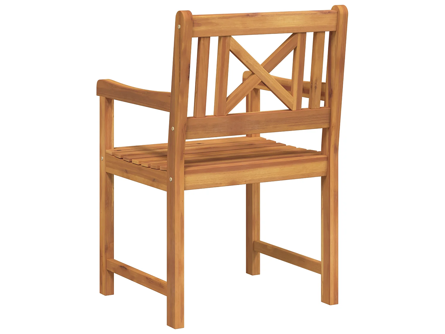 Chaises de jardin 2 pcs 56x56x90 cm Bois massif d'acacia