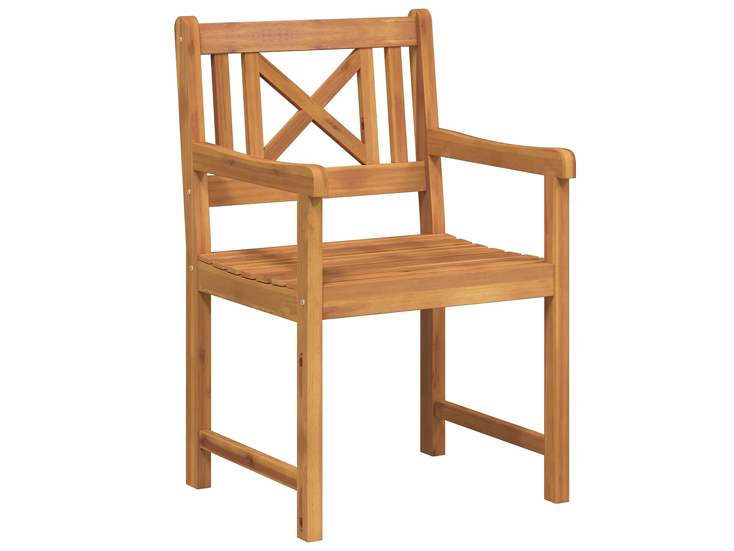 Tuinstoelen 2 stuks 56x56x90 cm Massief acaciahout