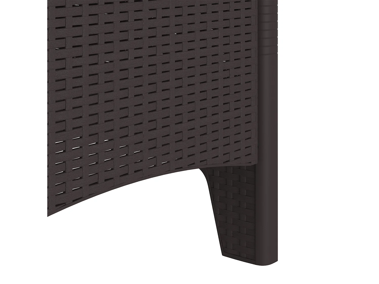 Tuinstoelen met kussens 4 stuks Bruin Poly Rotan