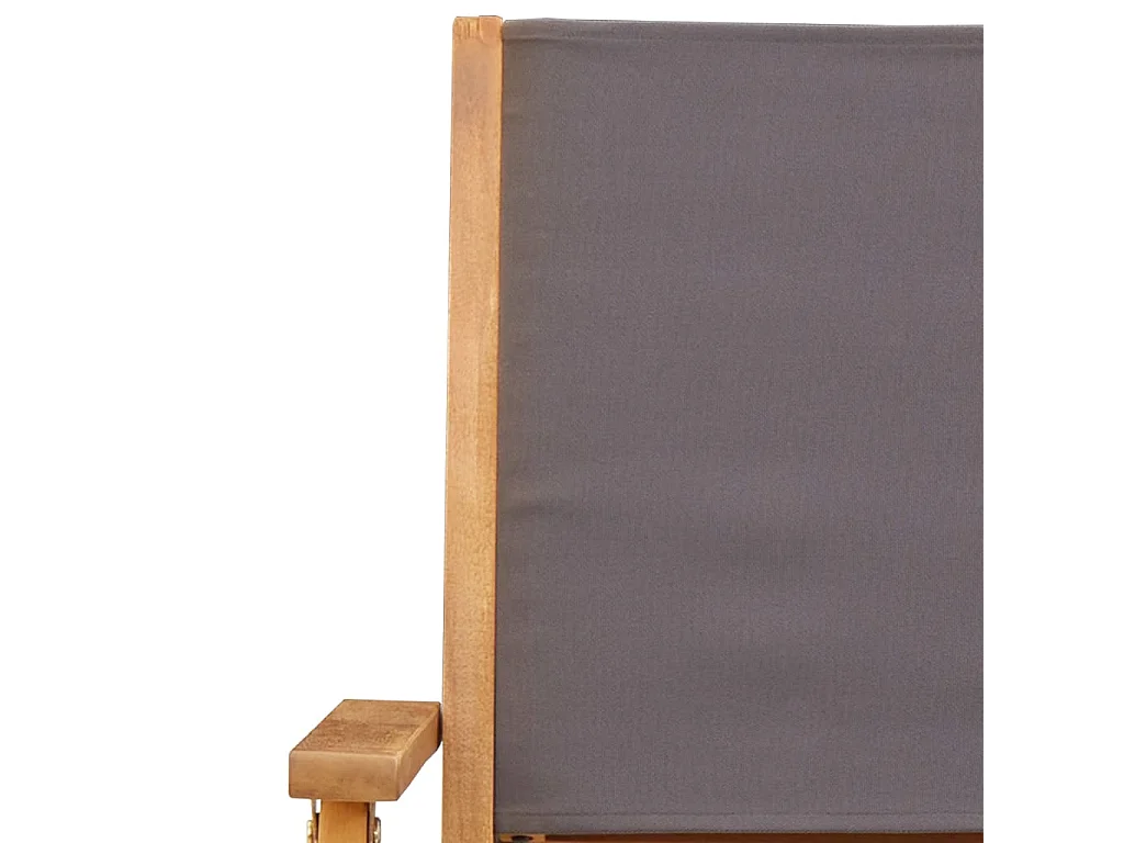 Opvouwbare tuinstoelen set van 4 stof en massief hout