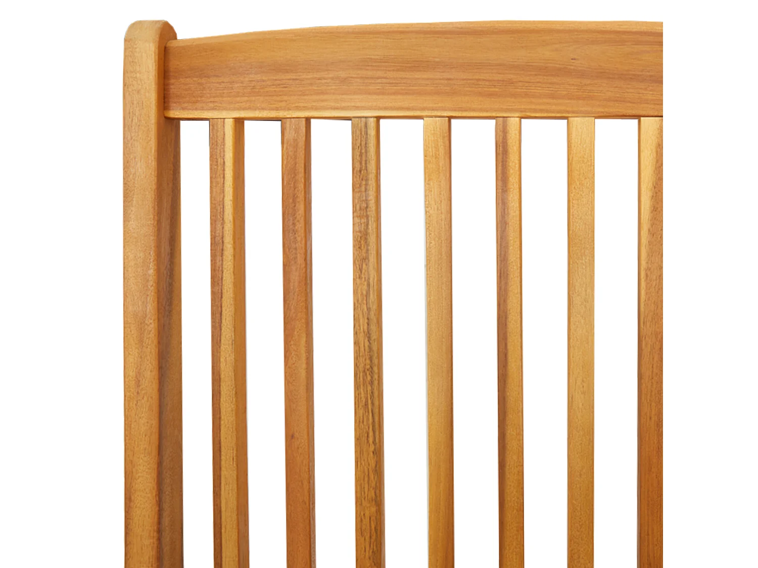 Chaises de jardin pliantes avec coussin blanc 2 pièces en bois d'acacia solide