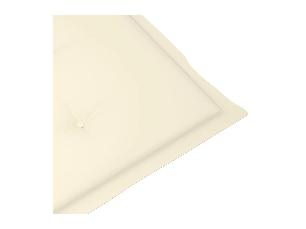 Juego de 3 sillas de jardín plegables con cojines de madera de acacia