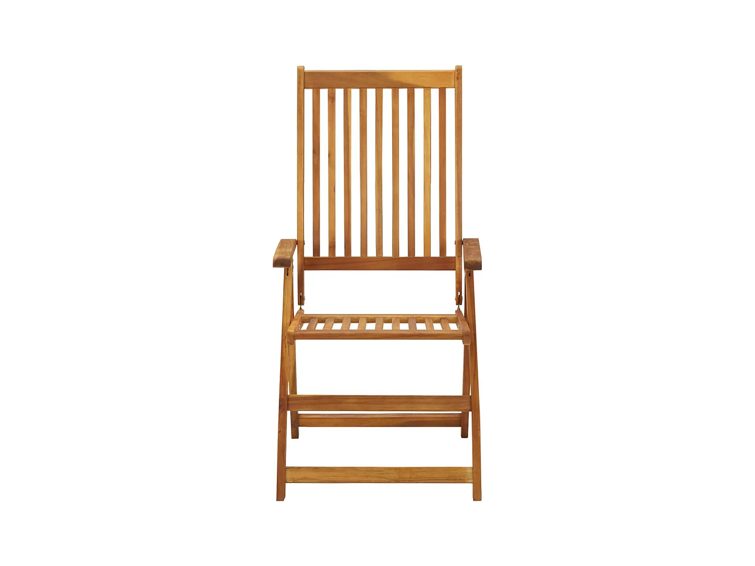 Chaises pliables de jardin lot de 6 avec coussins Bois d'acacia