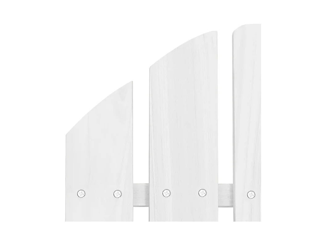 Witte houten tuinstoel