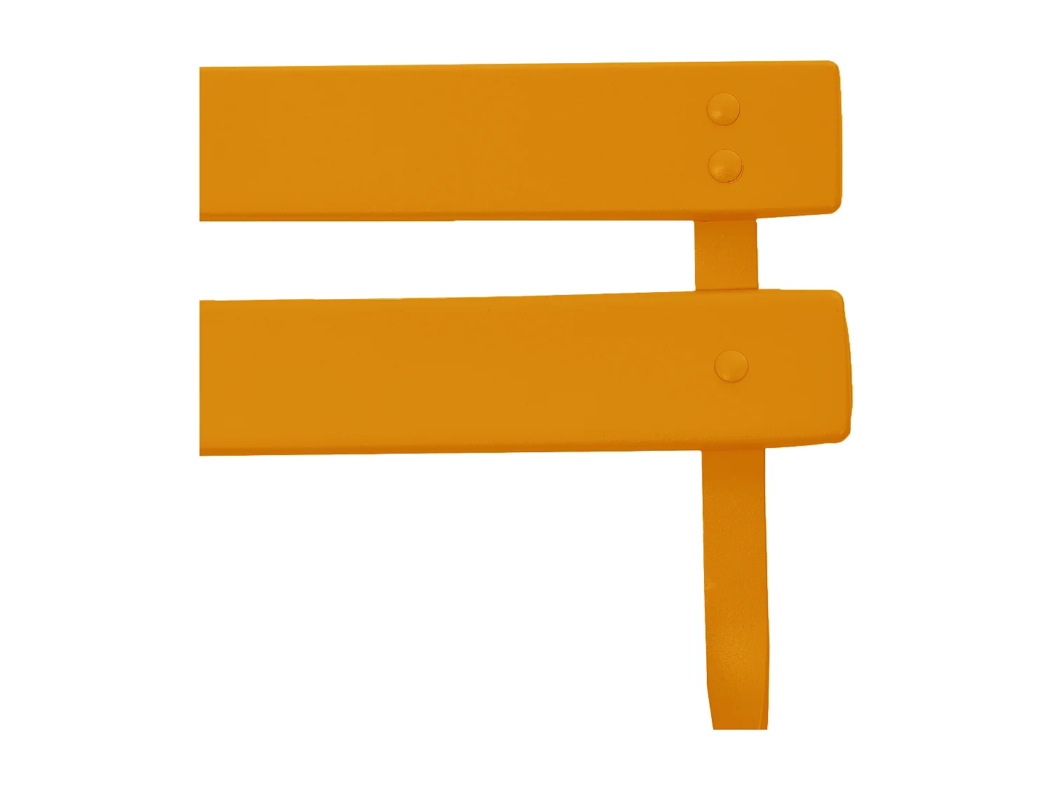 Chaises de jardin pliantes 2 pcs Jaune moutarde Acier