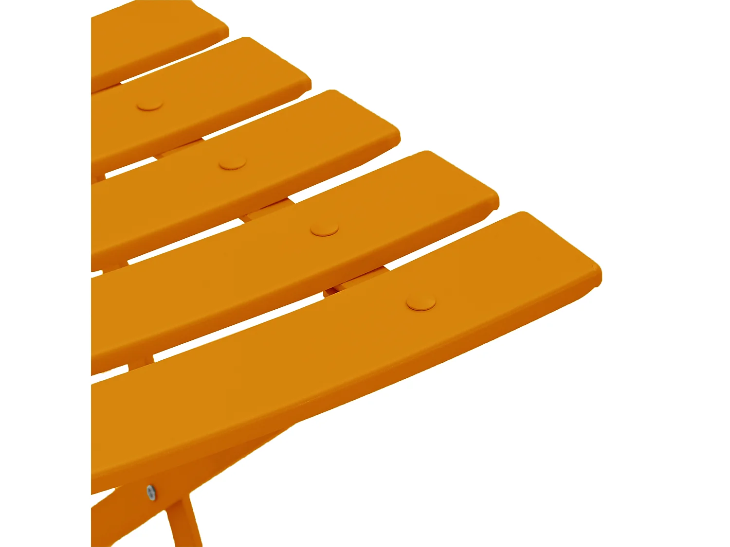 Chaises de jardin pliantes 2 pcs Jaune moutarde Acier