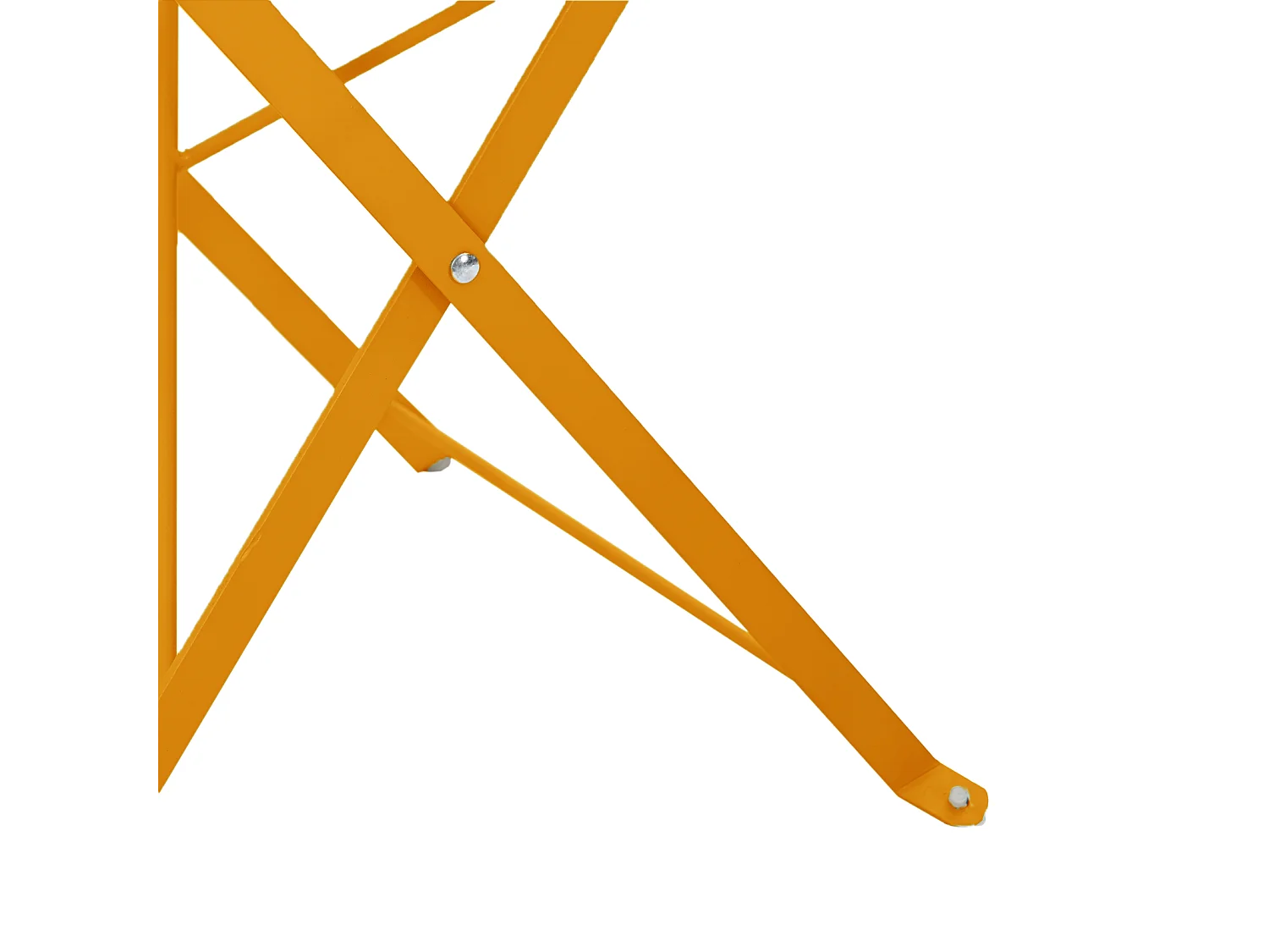 sedie da giardino pieghevoli in acciaio giallo senape