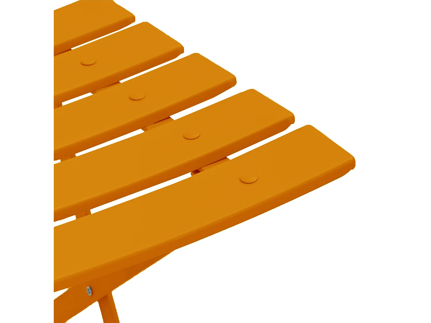 sedie da giardino pieghevoli in acciaio giallo senape