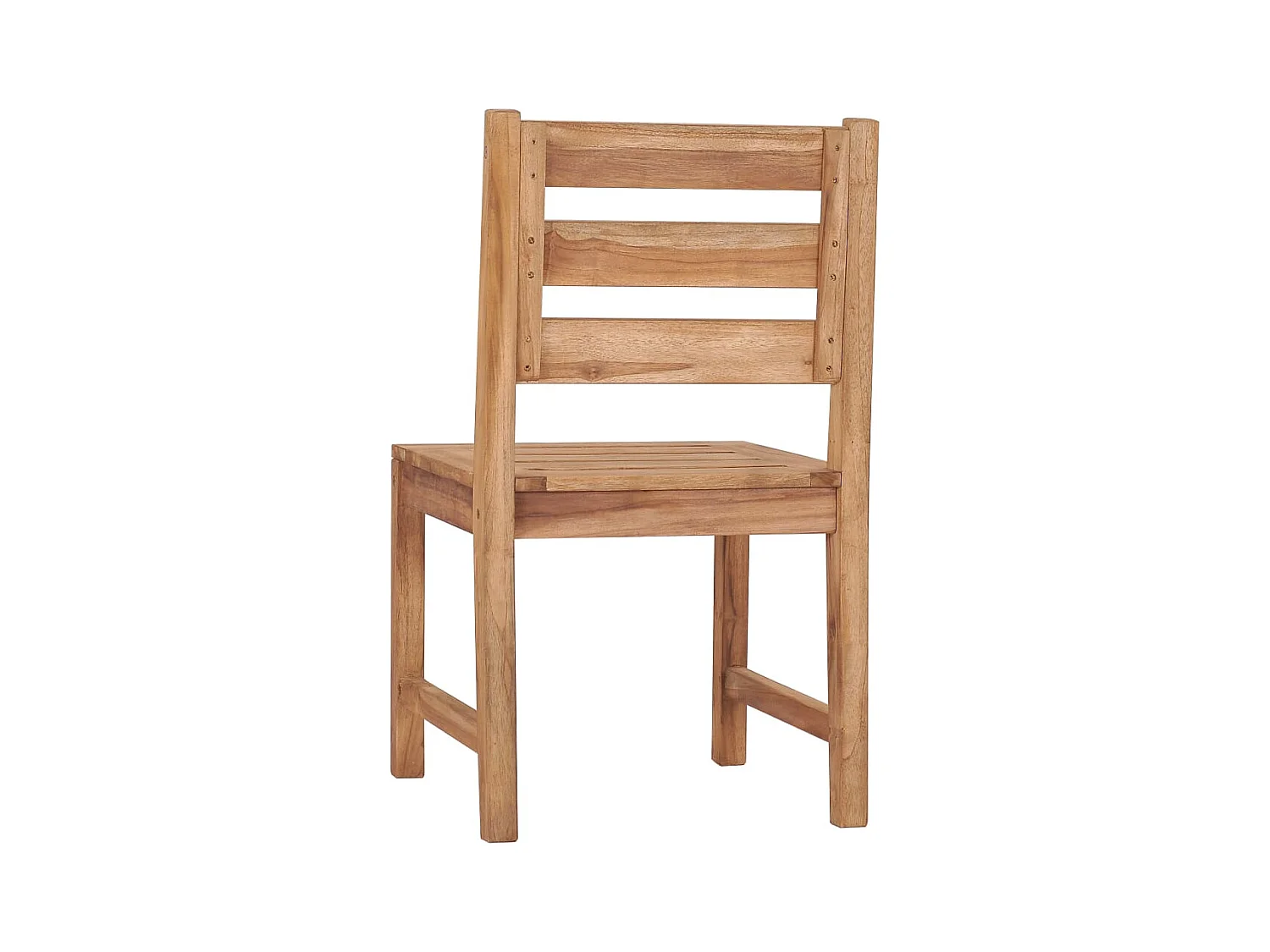 Tuinstoelen set van 2 massief teakhout