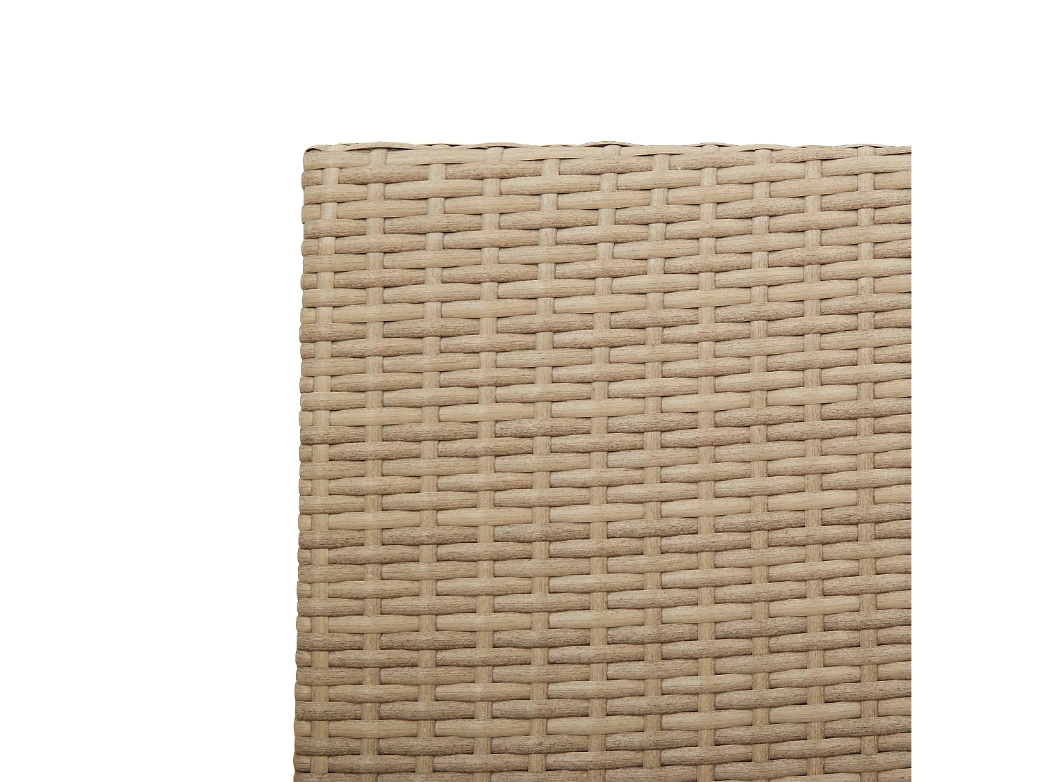 Stapelbare tuinstoelen - Verpakking van 2 in beige polyrotan