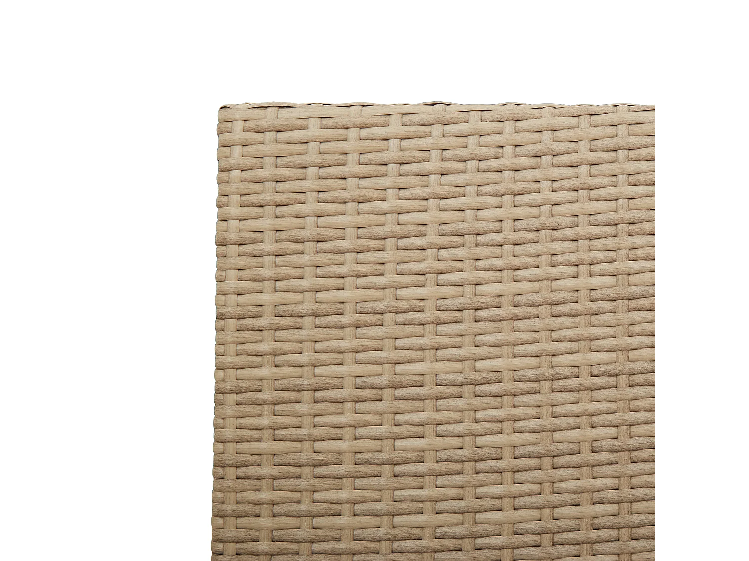 Stapelbare tuinstoelen - Verpakking van 2 in beige polyrotan