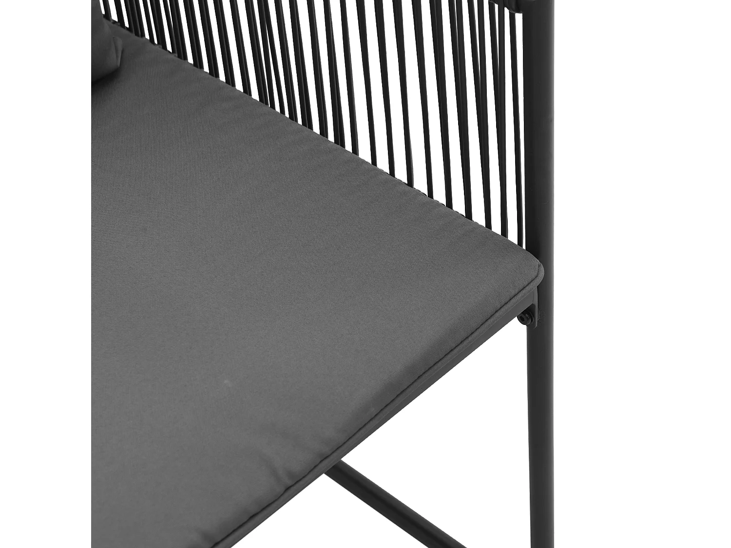 Tuinstoelen met kussens 4 stuks zwart rotan poly