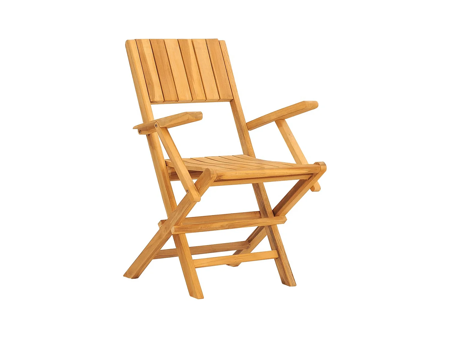 Opvouwbare tuinstoelen set van 2 55x61x90cm massief teakhout