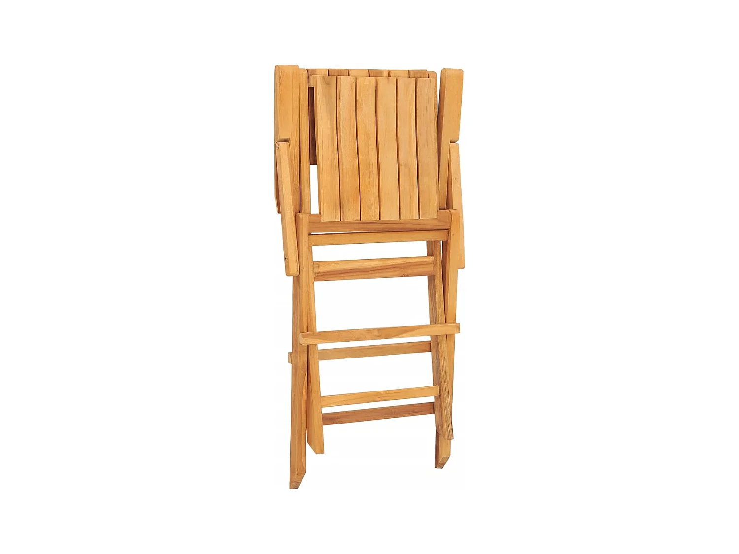 Opvouwbare tuinstoelen set van 2 55x61x90cm massief teakhout