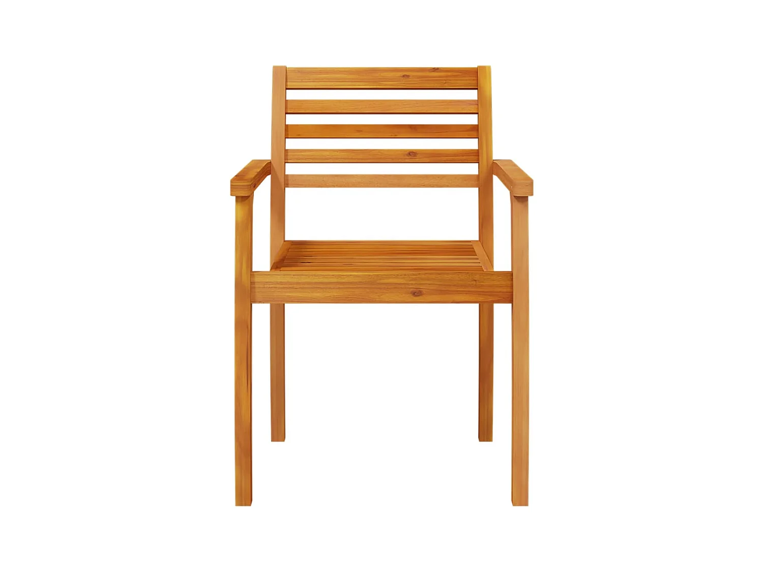 Tuinstoelen set van 8 59x55x85 massief acaciahout