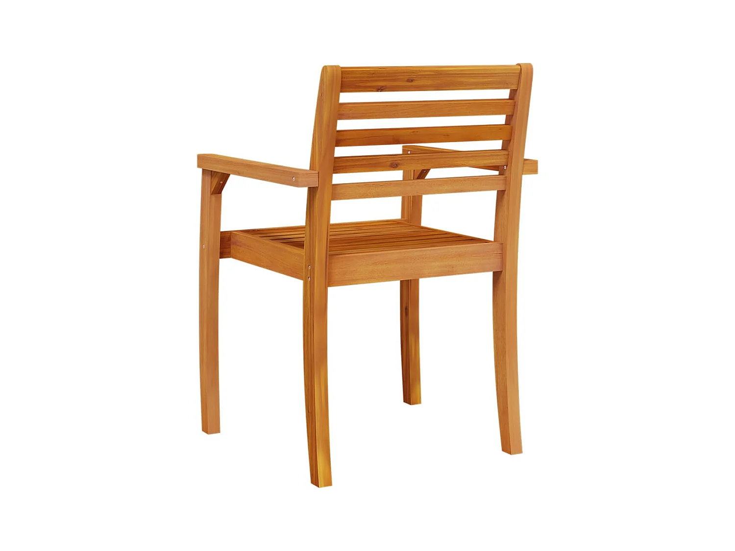 Tuinstoelen set van 8 59x55x85 massief acaciahout