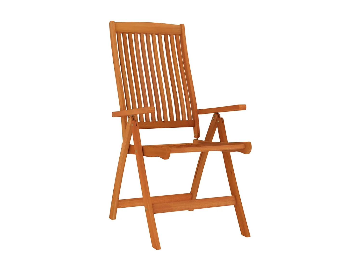 Chaises de jardin pliables lot de 4 Bois d'eucalyptus massif