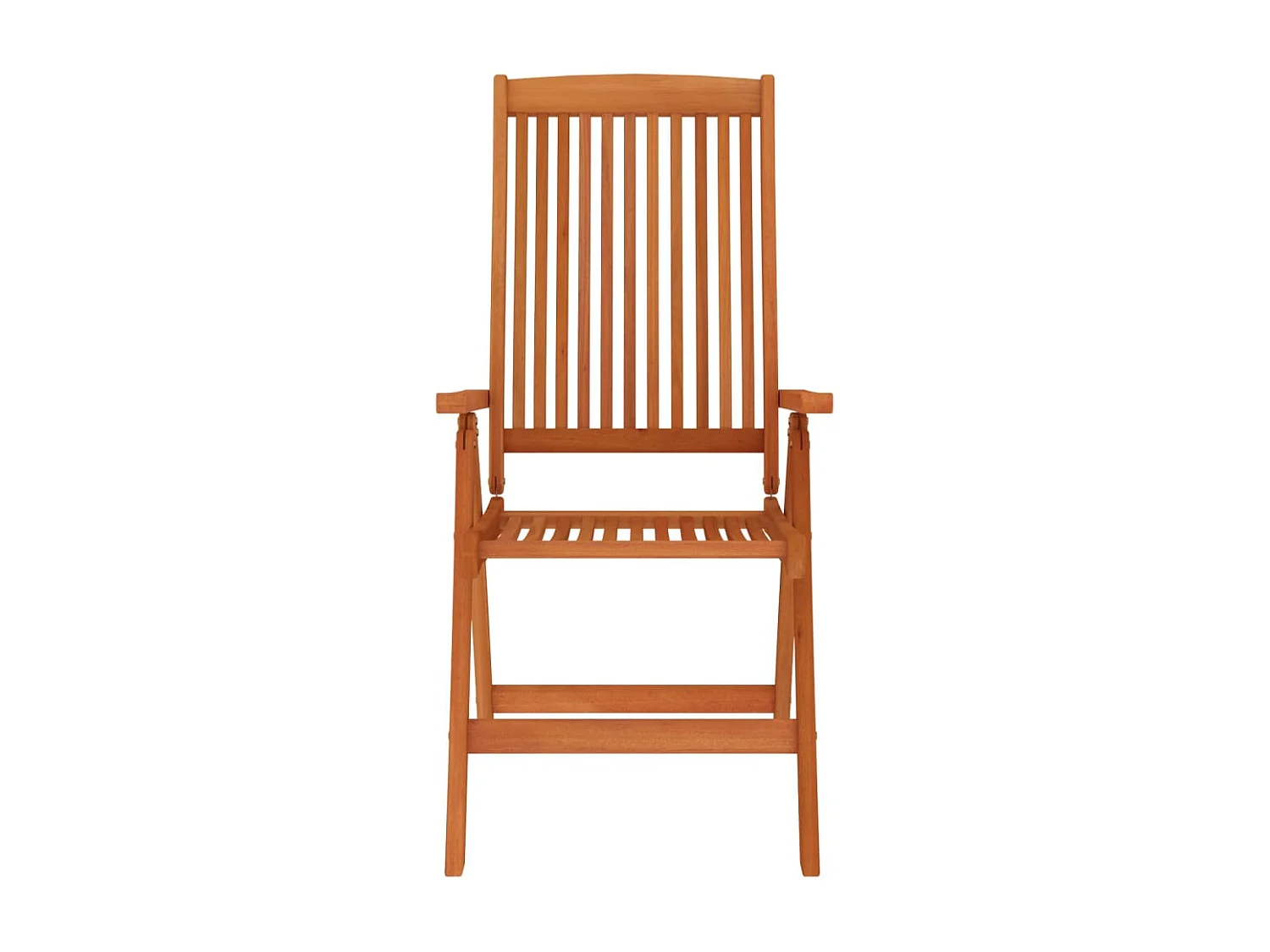 Chaises de jardin pliables lot de 4 Bois d'eucalyptus massif