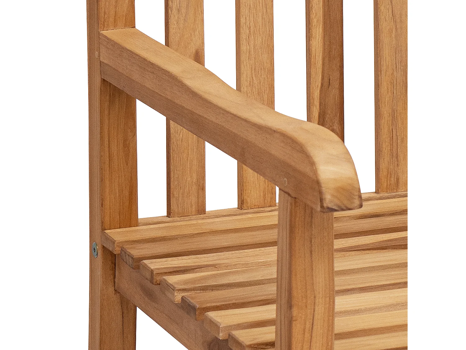 Bruine tuinstoelen 152 x 63 x 89 cm massief teakhout