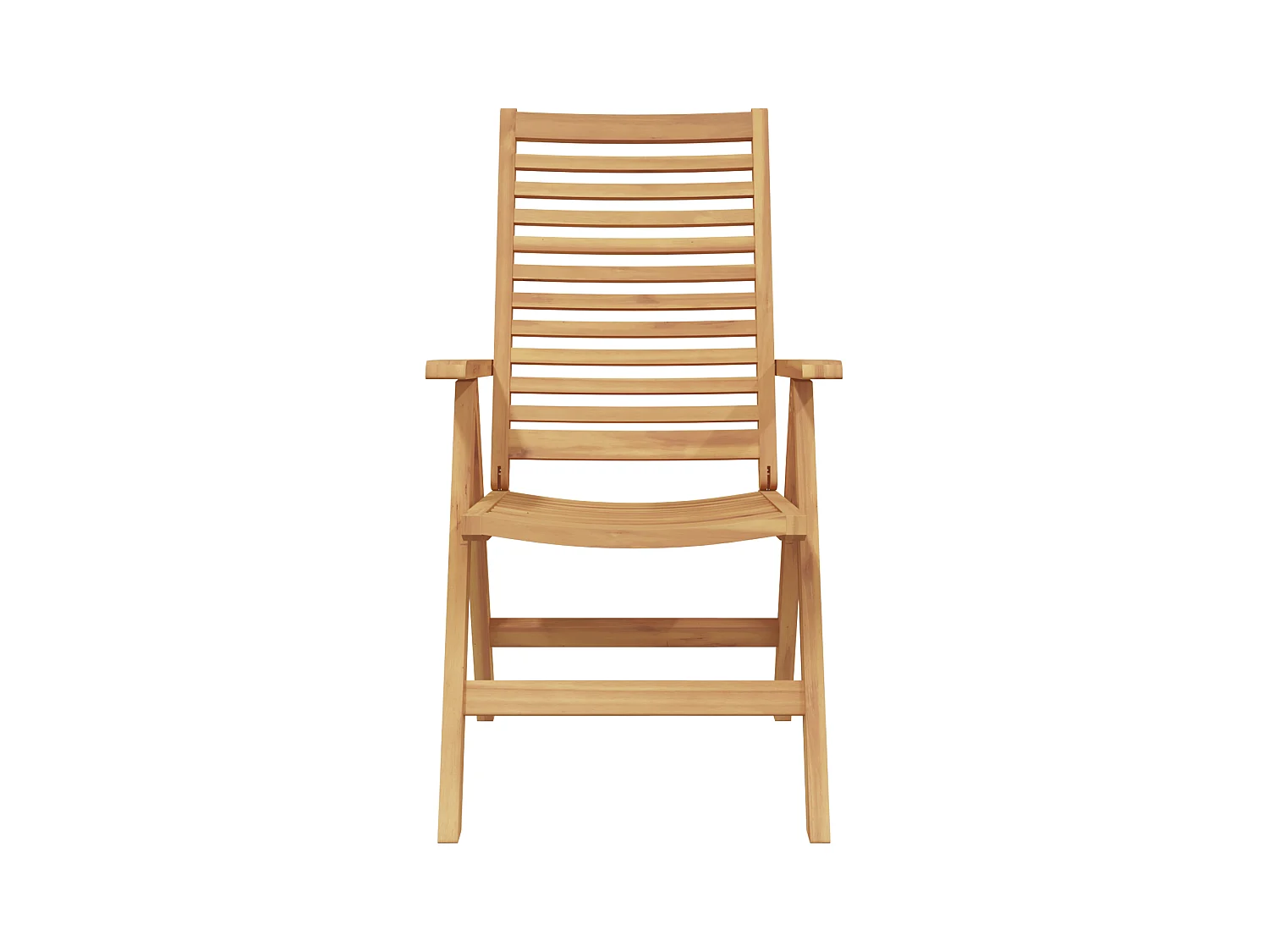 Chaises de jardin 2 pièces en teck