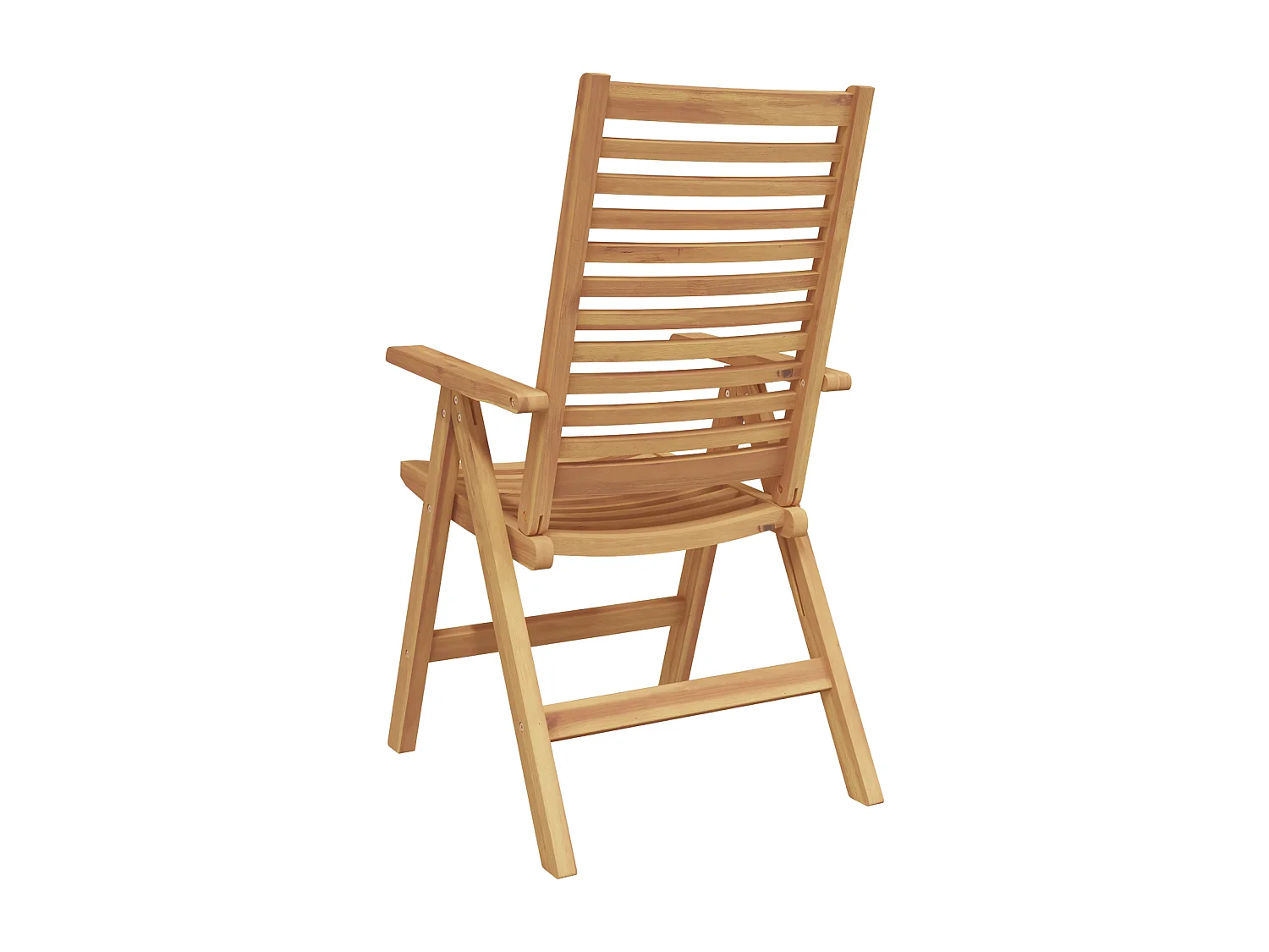 Chaises de jardin 2 pièces en teck