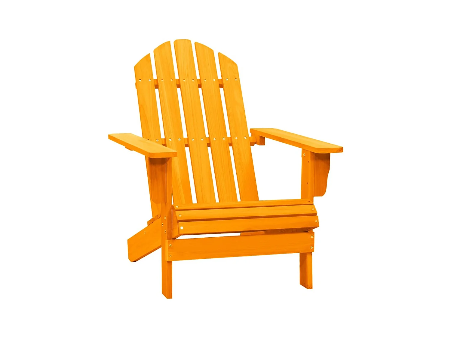 Chaise de jardin Adirondack bois de sapin massif orange