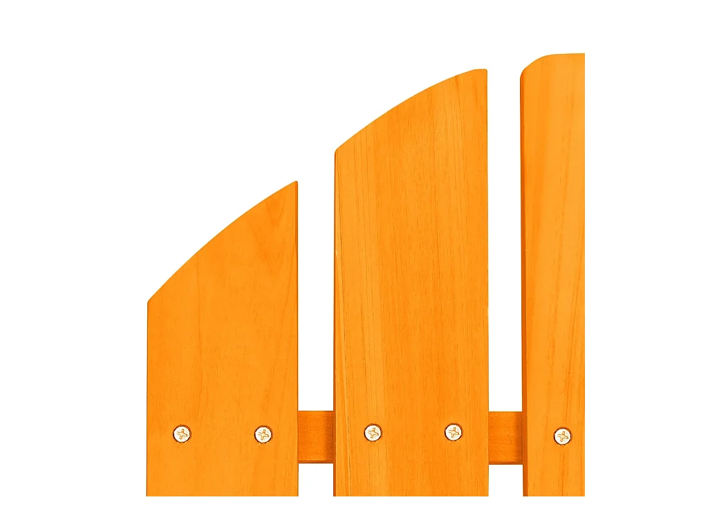 Chaise de jardin Adirondack bois de sapin massif orange