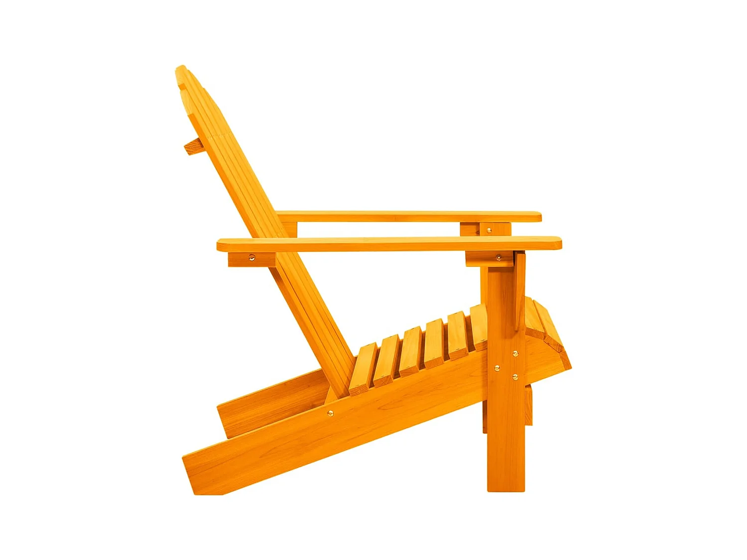 Adirondack tuinstoel massief dennenhout oranje