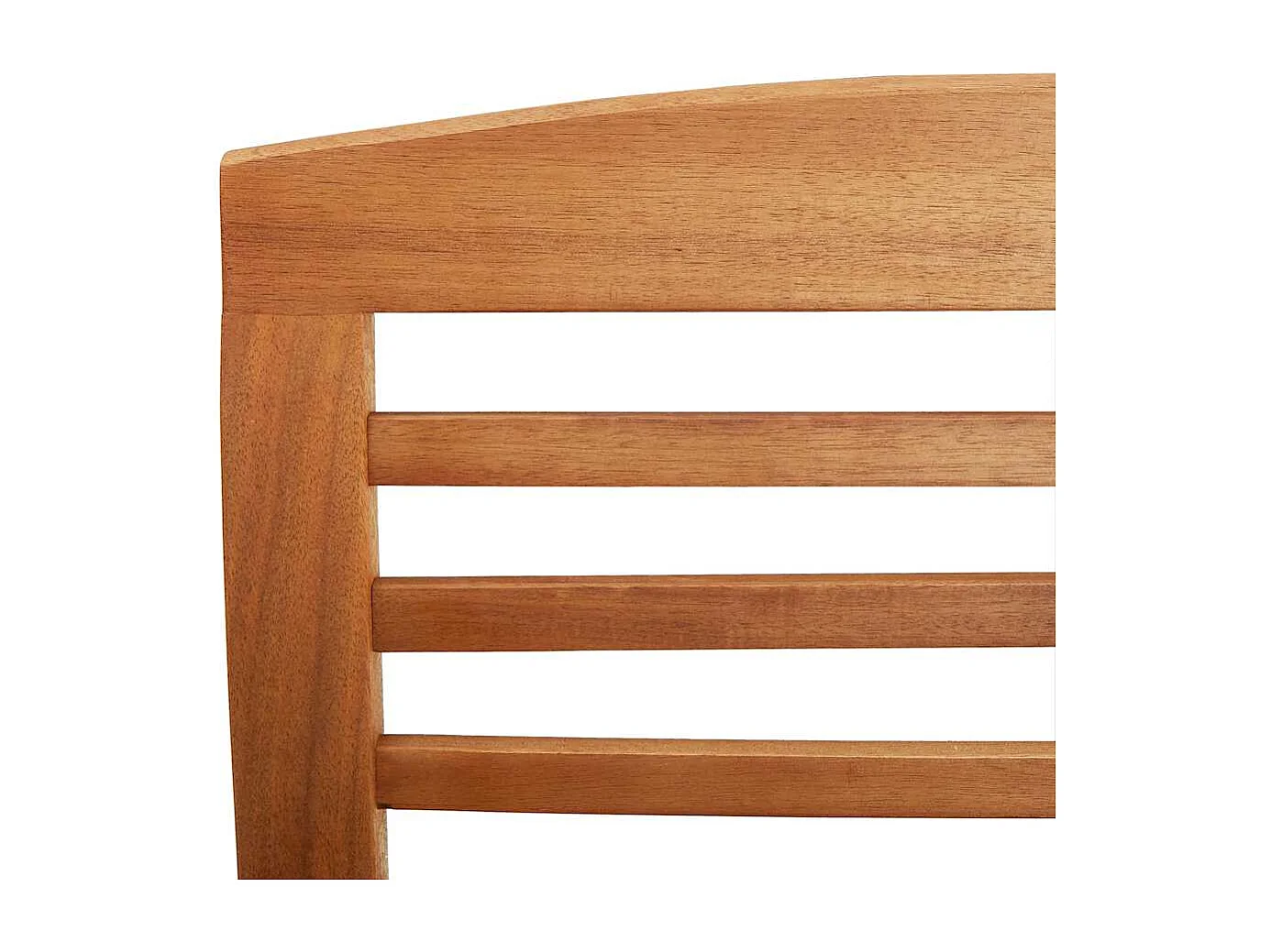 Chaises de jardin lot de 2 Bois d'acacia massif