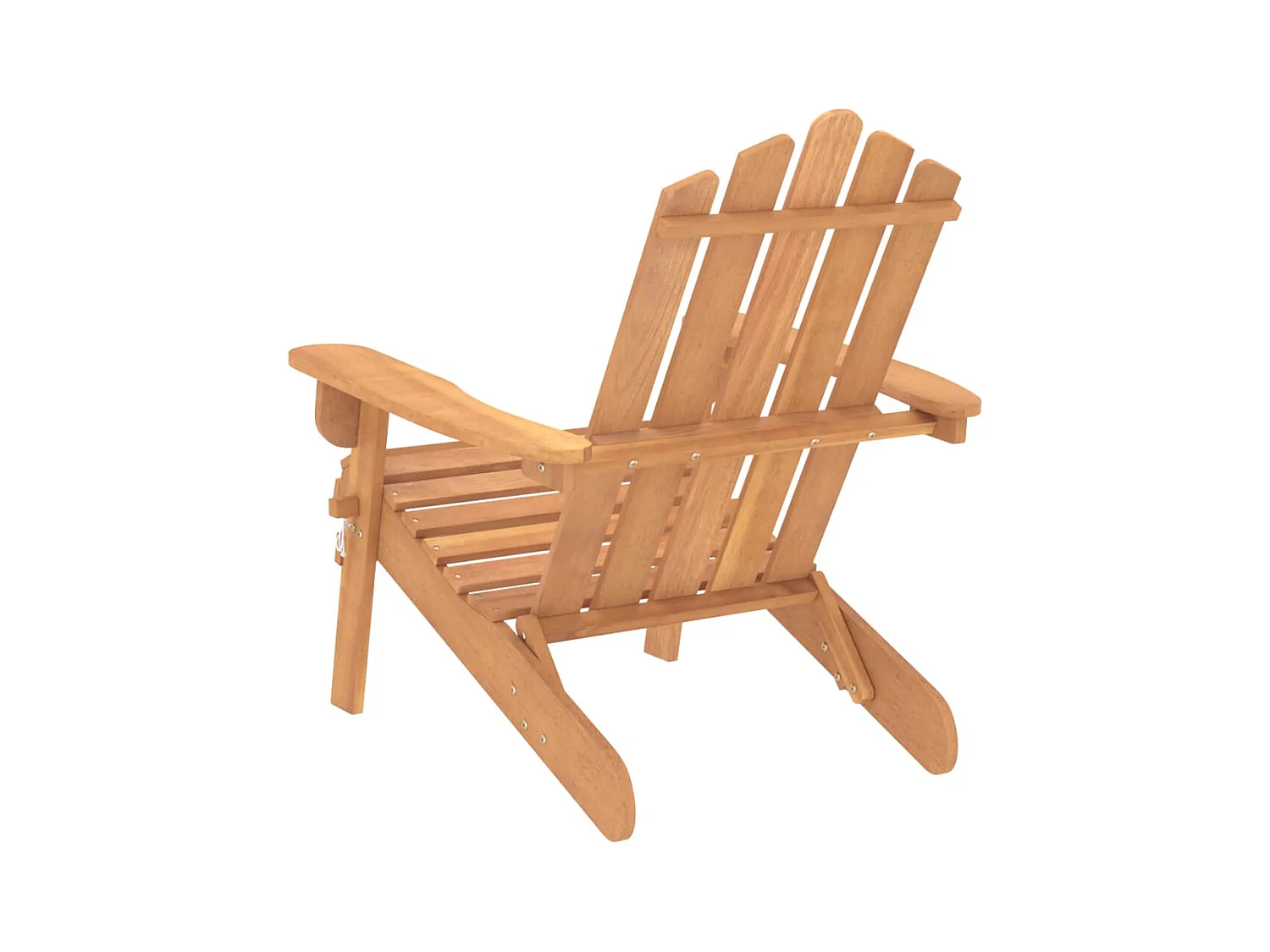 Set di 2 sedie da giardino Adirondack in legno massello di acacia