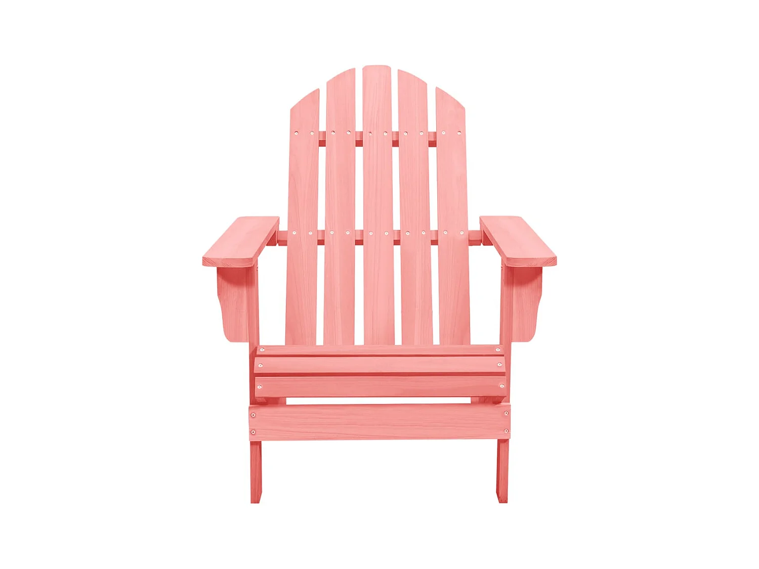 Chaise de jardin Adirondack Bois de sapin massif Rose