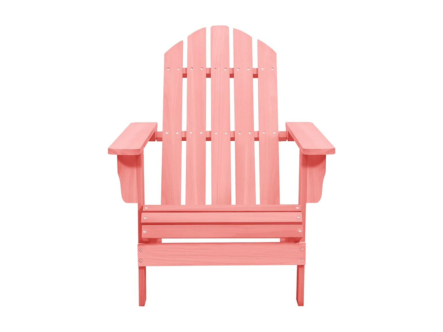 Chaise de jardin Adirondack Bois de sapin massif Rose