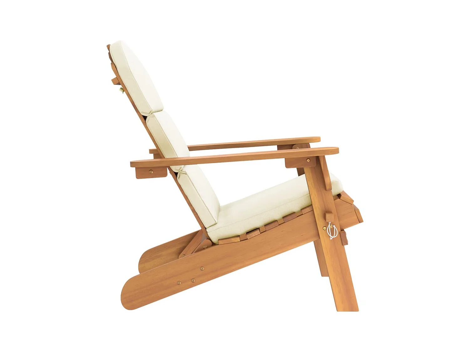 Adirondack tuinstoel met kussens van massief acaciahout