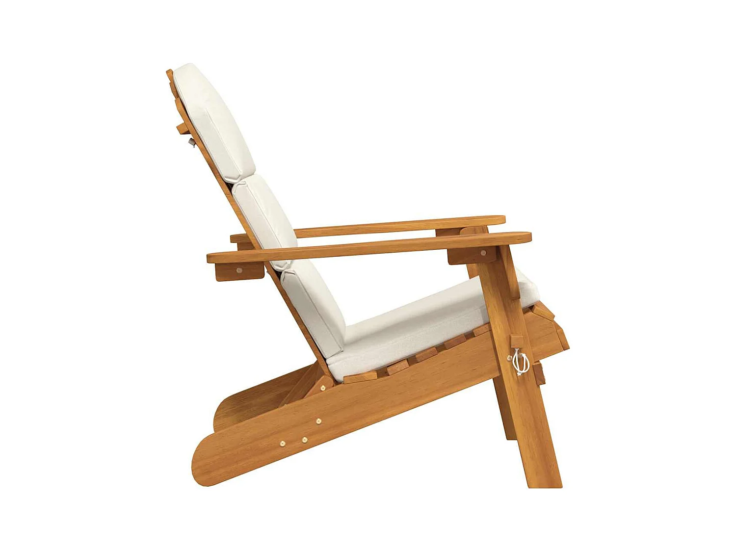 Adirondack tuinstoel met kussens van massief acaciahout