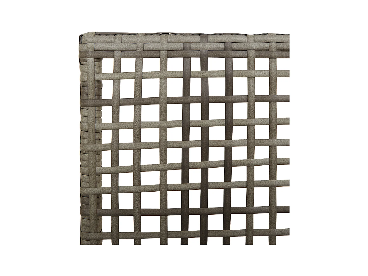 sedie da giardino con cuscini in polyrattan grigio