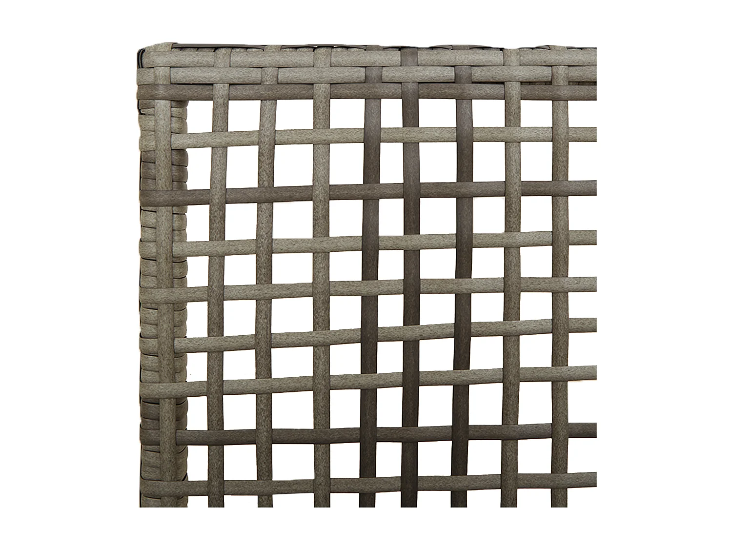 Chaises de jardin 2 pcs avec coussins gris en poly rattan