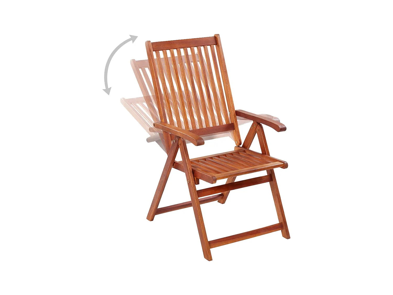 Chaises pliables de jardin lot de 6 Bois d'acacia solide