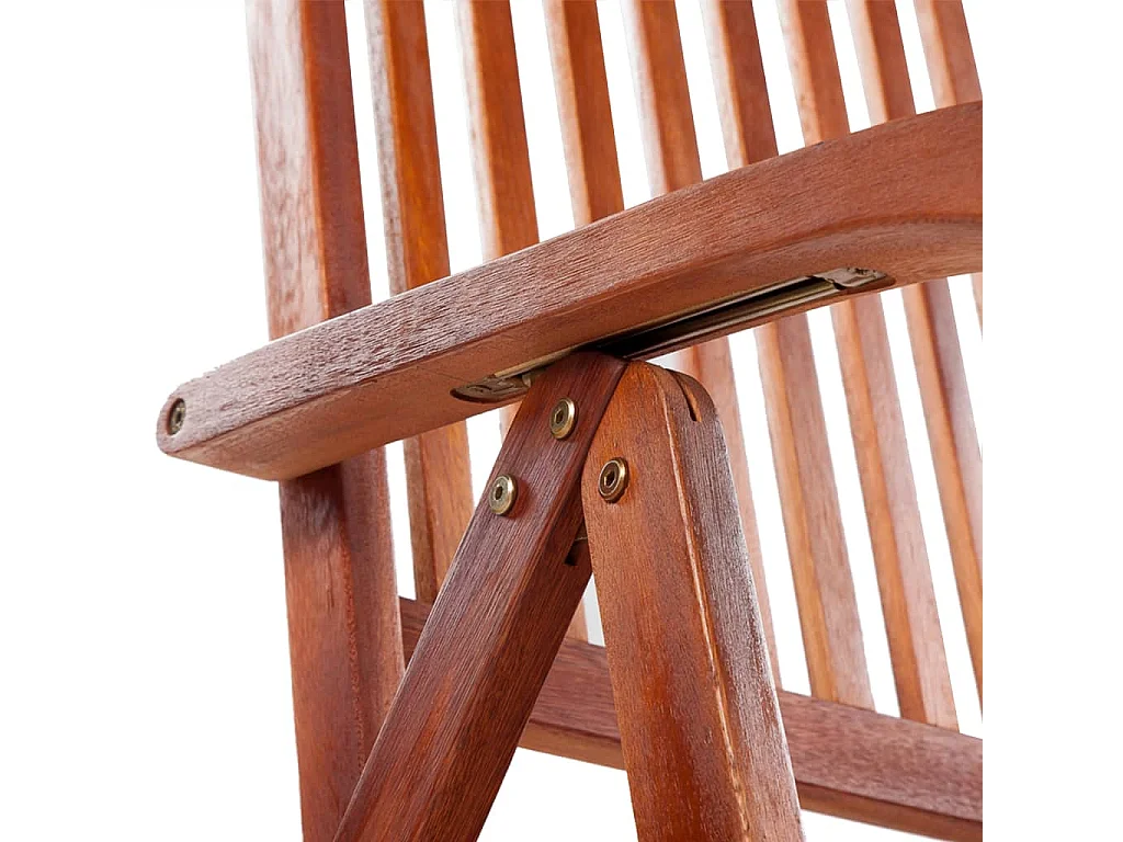 Chaises pliables de jardin lot de 6 Bois d'acacia solide